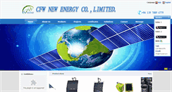 Desktop Screenshot of cfwsolar.com