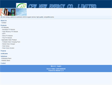 Tablet Screenshot of cfwsolar.com